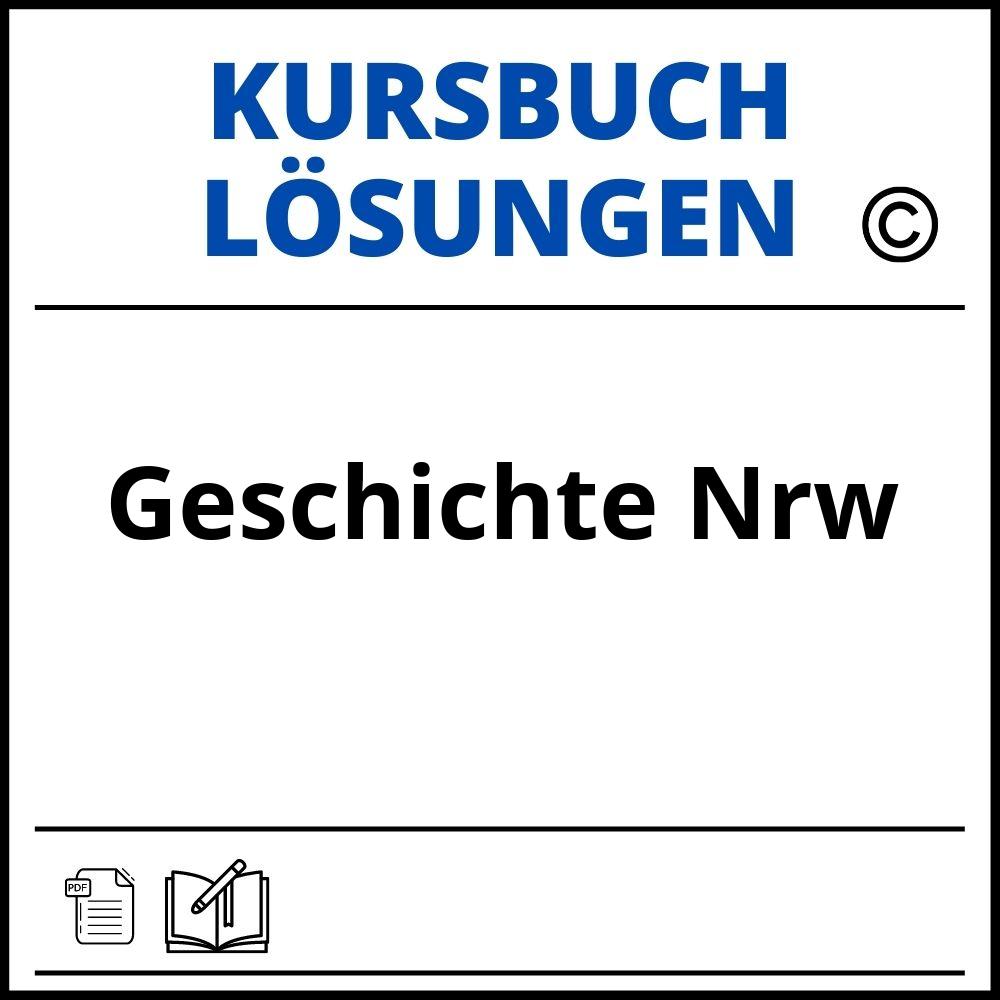 Kursbuch Geschichte Nrw Lösungen