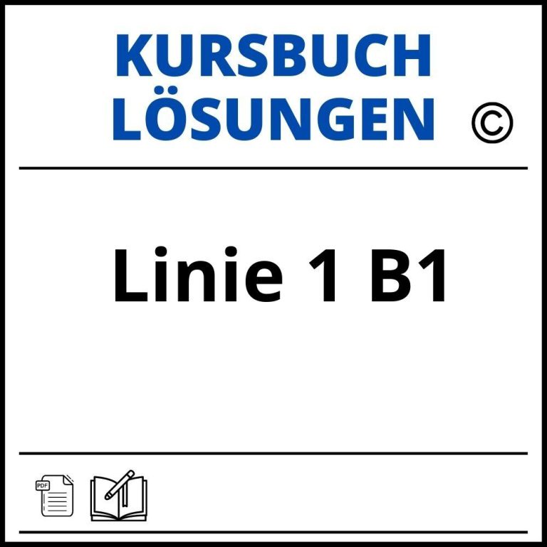 Linie 1 B2 Kursbuch Lösungen