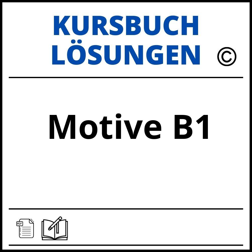 Lösungen Motive B1 Kursbuch