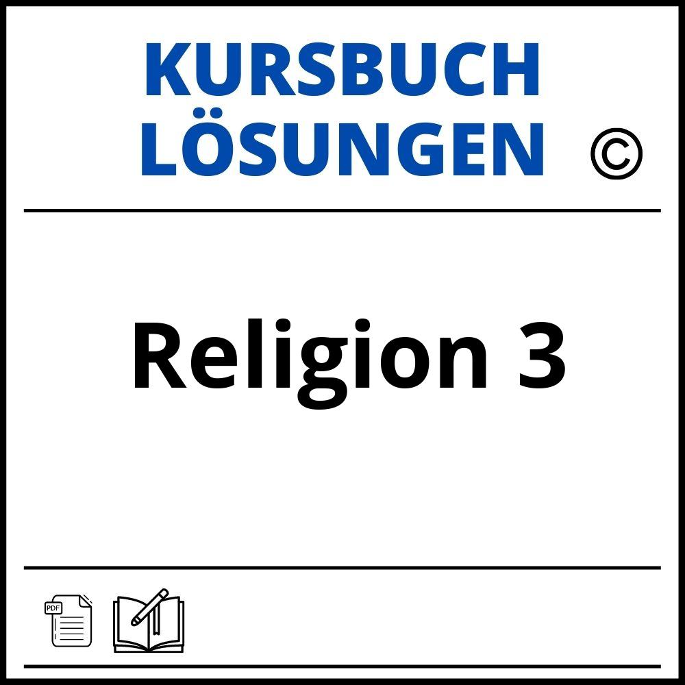 Kursbuch Religion 3 Lösungen