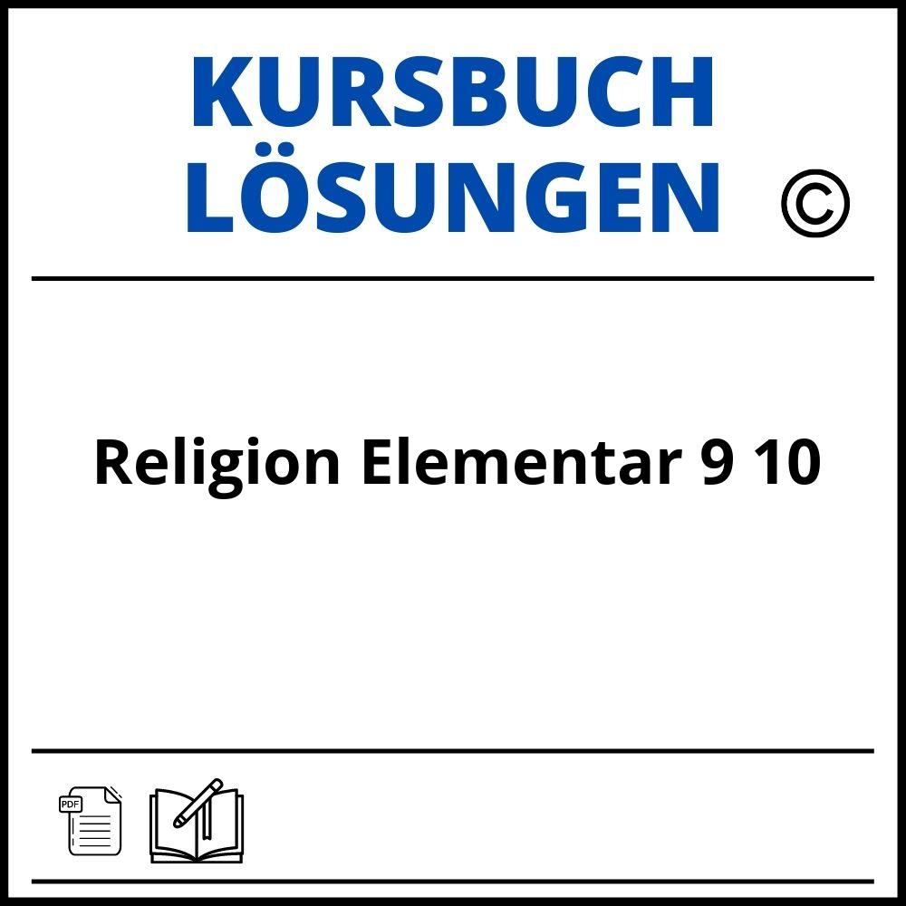 Kursbuch Religion Elementar 9 10 Lösungen