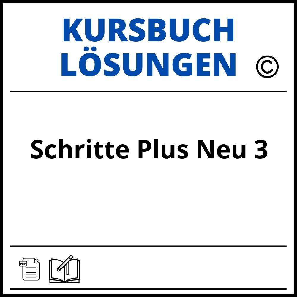 Lösungen Schritte Plus Neu 3 Kursbuch