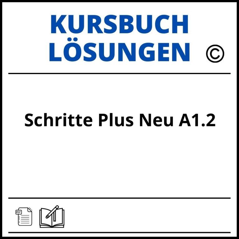 Schritte Plus Neu A1.1 Kursbuch Lösungen